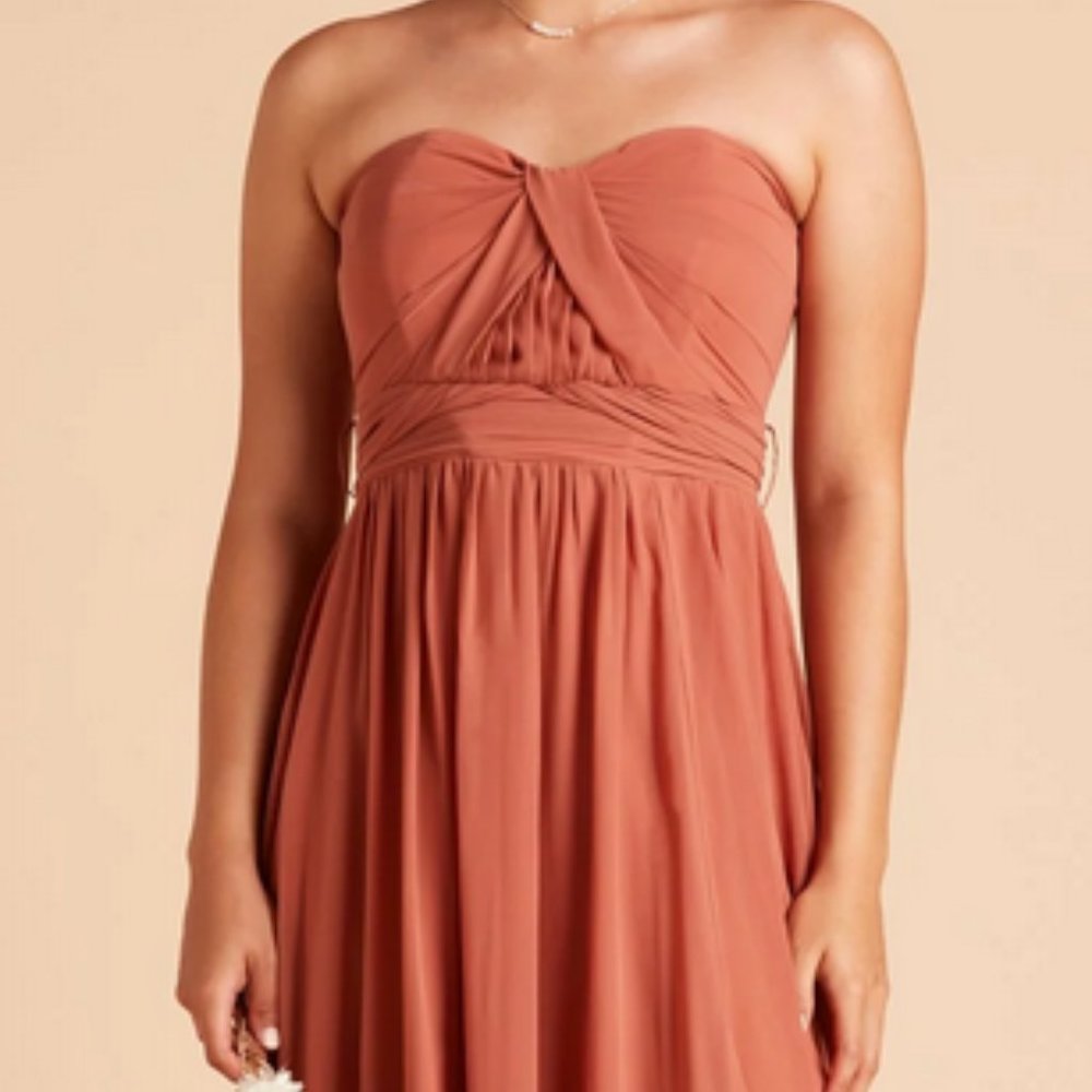 Birdy Grey Grace convertible bridesmaid's dress in terracotta